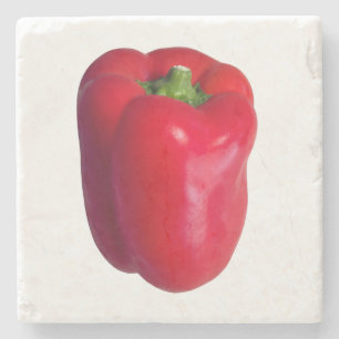 Rode Paprika Stenen Onderzetter