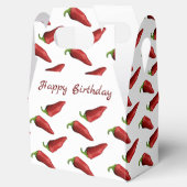 Rode paprika's bedankdoosjes (Geopend)