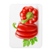 Rode paprika's magneet (Verticaal)