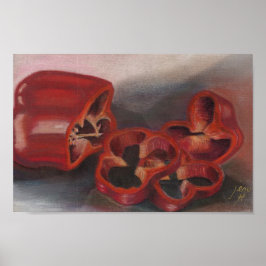 Rode paprika's poster
