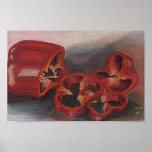 Rode paprika's poster