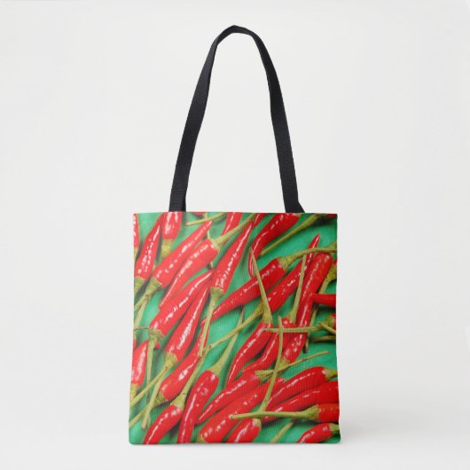 Rode paprika's tote bag (Voorkant)
