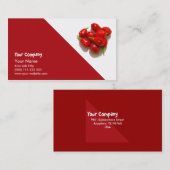Rode paprika's visitekaartje (Voorkant / Achterkant)