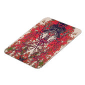 Rode Paradijsvogel Magneet (Linkerzijde)