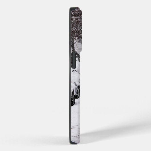 Rode paraplu in Winter Wonderland - Laat het sneeu Case-Mate iPhone Case (Achterkant / Rechts)