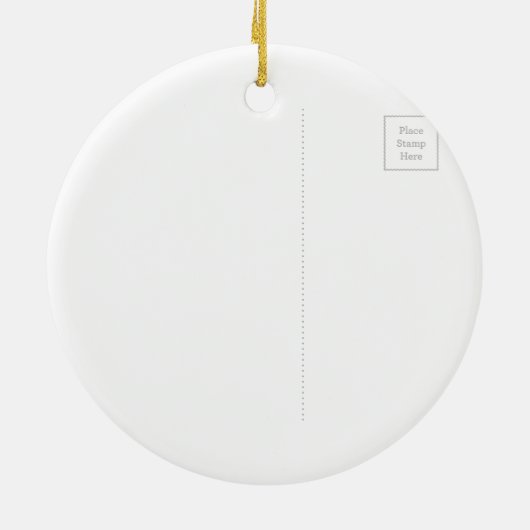 Rode paraplu liefdeskoppel briefkaart keramisch ornament (Achterkant)