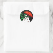 RODE PARAPLU RONDE STICKER (Tas)