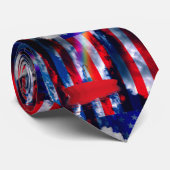 Rode paraplu stropdas (Opgerold)