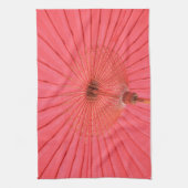 Rode paraplu theedoek (Verticaal)