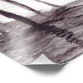 Rode paraplu's bruiloft foto afdruk (Hoek)