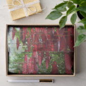 Rode paraplu's in de lucht - Aziatisch tissuepapie Tissuepapier (Geschenk)