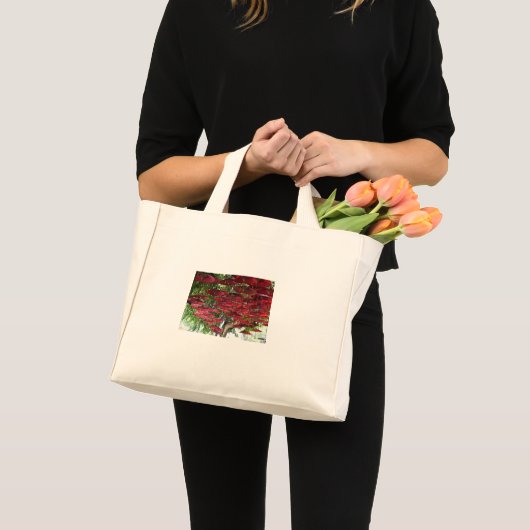 Rode paraplu's in de lucht - Aziatische boodschapp Mini Tote Bag (Voorkant (product))