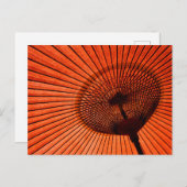 Rode Parasol: Japan Briefkaart (Voorkant / Achterkant)