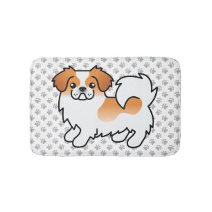 Rode Parti-Kleur Tibetaanse Spaniel Lieve Hond & P Badmat