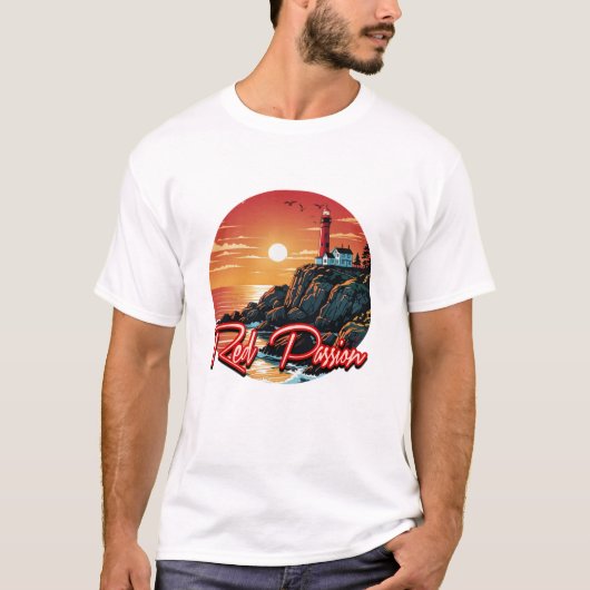 Rode passie t-shirt (Voorkant)