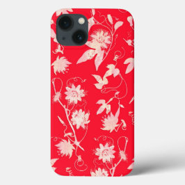Rode Passiebloemen Case-Mate iPhone Case