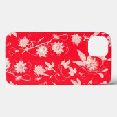 Rode Passiebloemen Case-Mate iPhone Case (Achterkant (horizontaal))