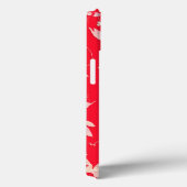 Rode Passiebloemen Case-Mate iPhone Case (Achterkant / Rechts)