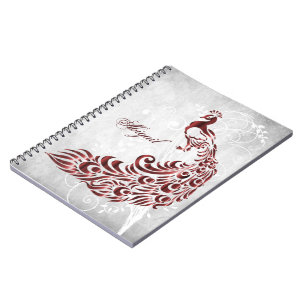 Rode Pauw Persoonlijk Spiraal Notebook Notitieboek