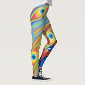 Rode Peacock Leggings