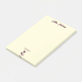 Rode pen klaar, open geesten, kennis die vrijelijk post-it® notes (Schuin)