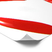 Rode penseel poster (Hoek)