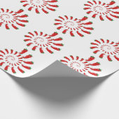 Rode Peper Diva Spiraal Groot Cadeaupapier (Hoek)