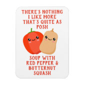 rode peper en butterut-pijlsoep magneet (Verticaal)