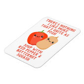 rode peper en butterut-pijlsoep magneet (Linkerzijde)