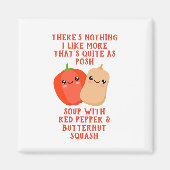 rode peper en butterut-pijlsoep magneet (Voorkant)