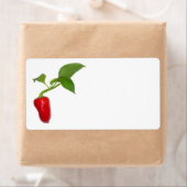 Rode peper etiket (Insitu)