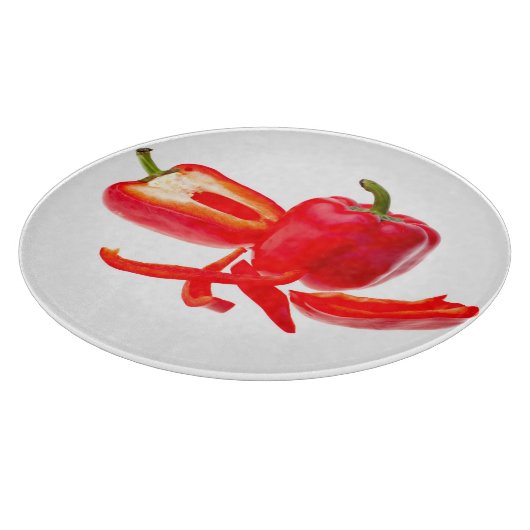 Rode peper snijplank (Hoek)
