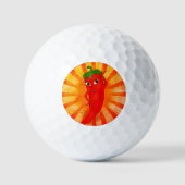  rode peper Superstar Golfballen (Voorkant)