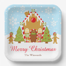 Rode peperkoek huis decoreren kerstfeest