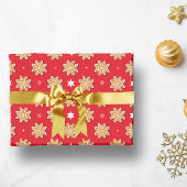  rode peperkoek Star Christmas Cookies Cadeaupapier