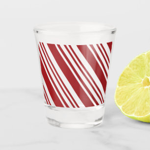 Rode Pepermunt Shot Glas