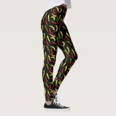 Rode pepers Cinco de Mayo Mexicaans heet pittig et Leggings (Rechts)