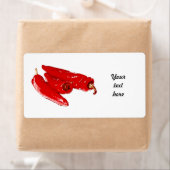 rode pepers etiket (Insitu)