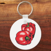 rode pepers sleutelhanger (Voorkant)