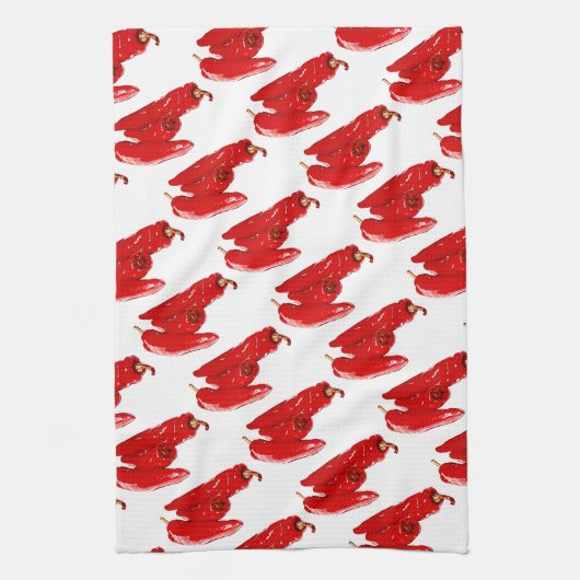 rode pepers theedoek (Verticaal)