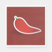 Rode pepper servet (Voorkant)