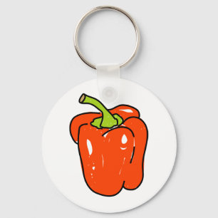 Rode pepper sleutelhanger