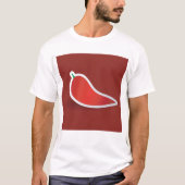 Rode pepper t-shirt (Voorkant)