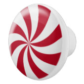 Rode peppermint-Snoep Kast Keub Draaier Keramische Knop (Rechts)