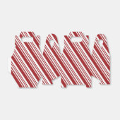 Rode peppermint Stripe Bedankdoosjes (Uitgevouwen)
