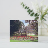 Rode pernay, regio Champagne, Franse bloemen Briefkaart (Staand voorkant)