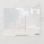 Rode pernay, regio Champagne, Franse bloemen Briefkaart (Achterkant)