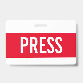 Rode Pers All Access Pas Horizontale ID Badge