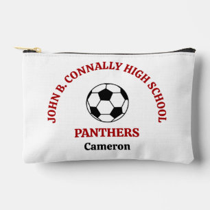 Rode Persoonlijke Hoge School Voetbalteam Etui