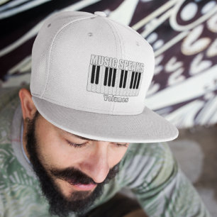 Rode persoonlijke muziek spreekt Inspirerend citaa Trucker Pet